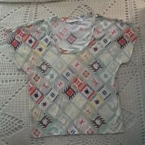 & OTHER STORIES GEOMETRIC TEE, EUC